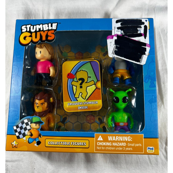 Stumble Guys Set 5 Action Figures Mystery Stumbler Leonidas Alien Megalodon Ms. - Picture 3 of 16